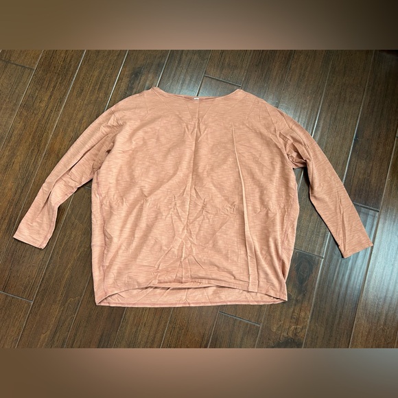 lululemon athletica Tops - Lululemon Back In Action Long Sleeve Shirt
Size 10
Desert Sun